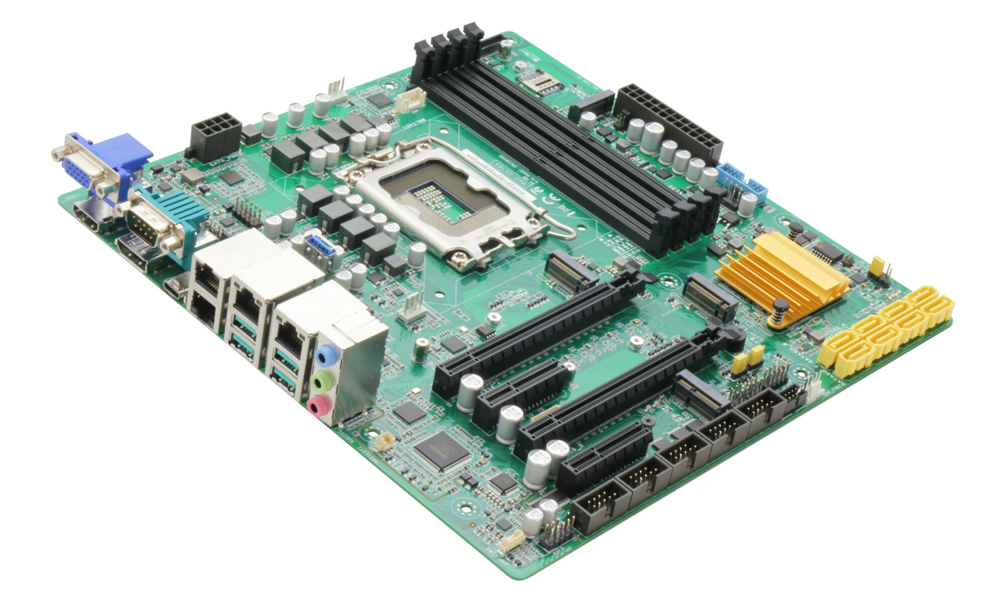 Micro-ATX motherboard Raptor Lake SoC