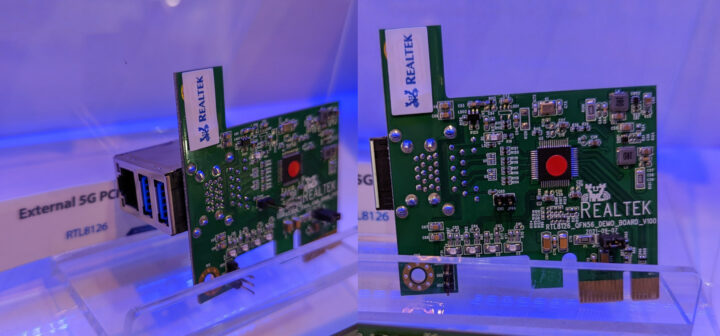 RTL8126 5GbE PCie Card prototype