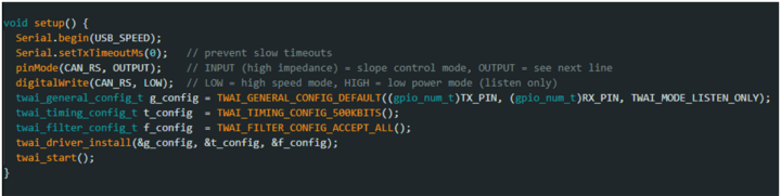 RejsaCAN Arduino Sample Serial console