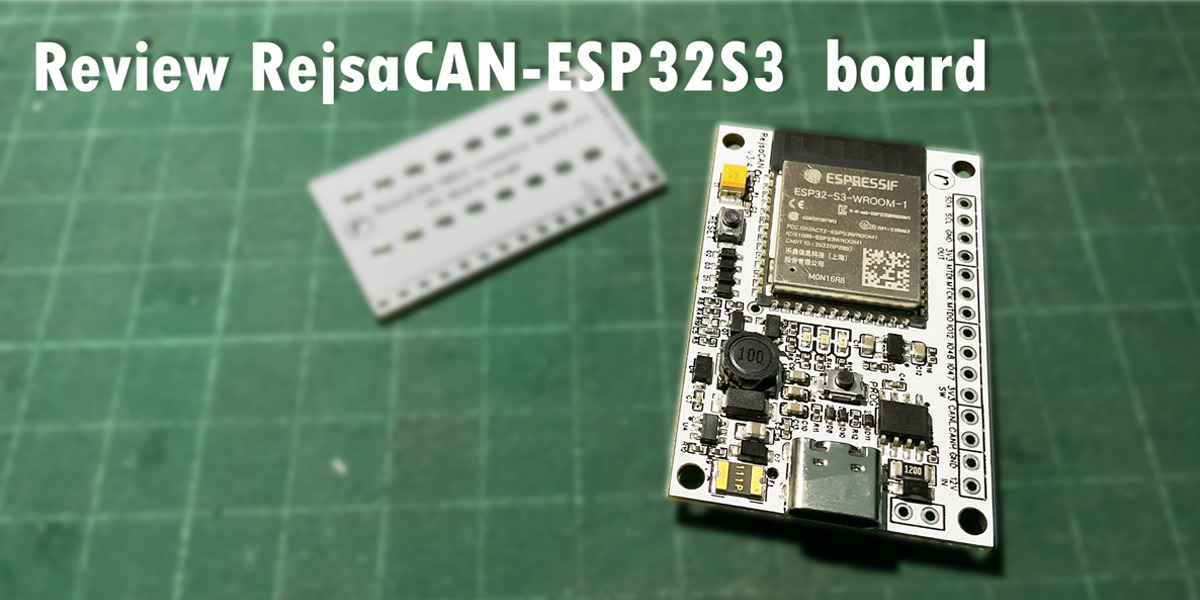 Programming RejsaCAN-ESP32-S3 CAN bus board with Arduino for car hacking  - CNX Software