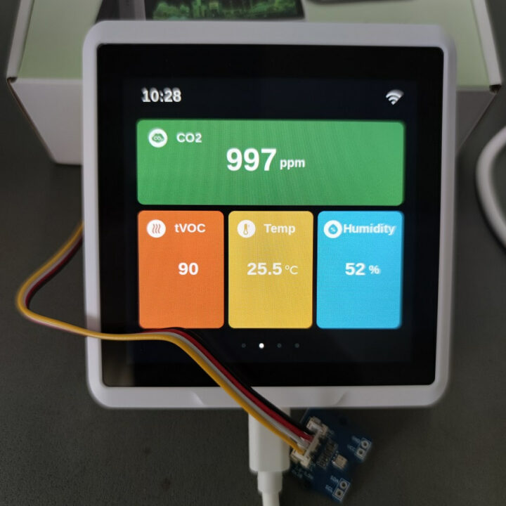 SenseCAP Indicator D1Pro Display Sensor Data