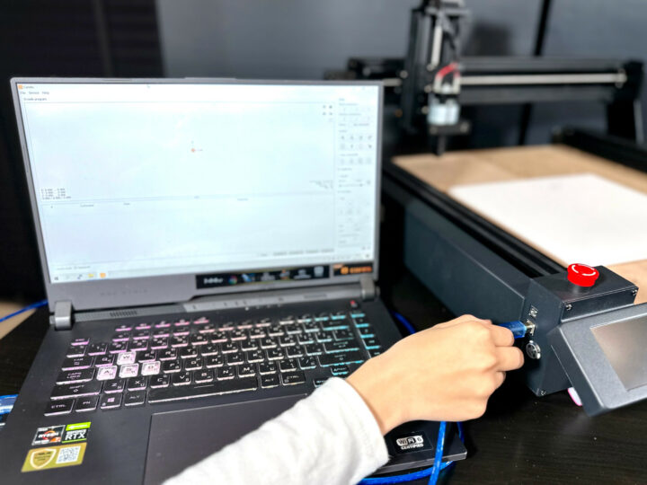 TwoTrees TTC 450 CNC USB Connection to laptop