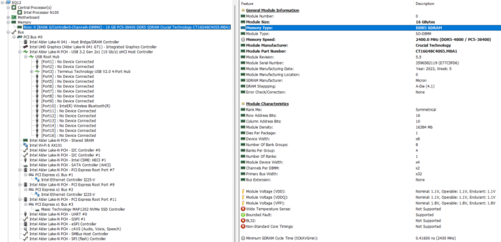 Windows 11 DDR5 memory