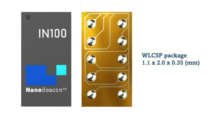 world smallest bluetooth soc IN100 WLCSP