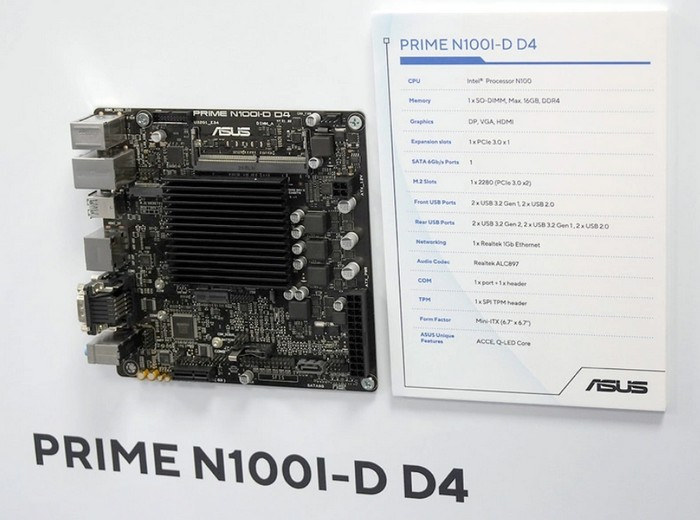 ASUS PRIME N100I D D4