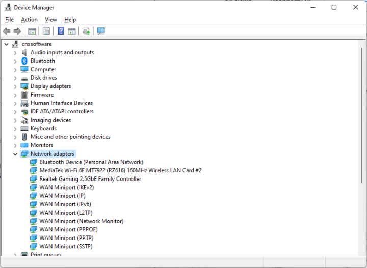 GEECOM AS 6 Network Adapters