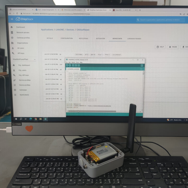 Link.ONE Arduino IDE ChirpStack