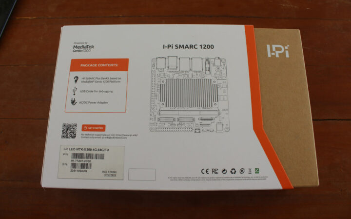 MedaiTek Genio 1200 SMARC 1200 devkit package content