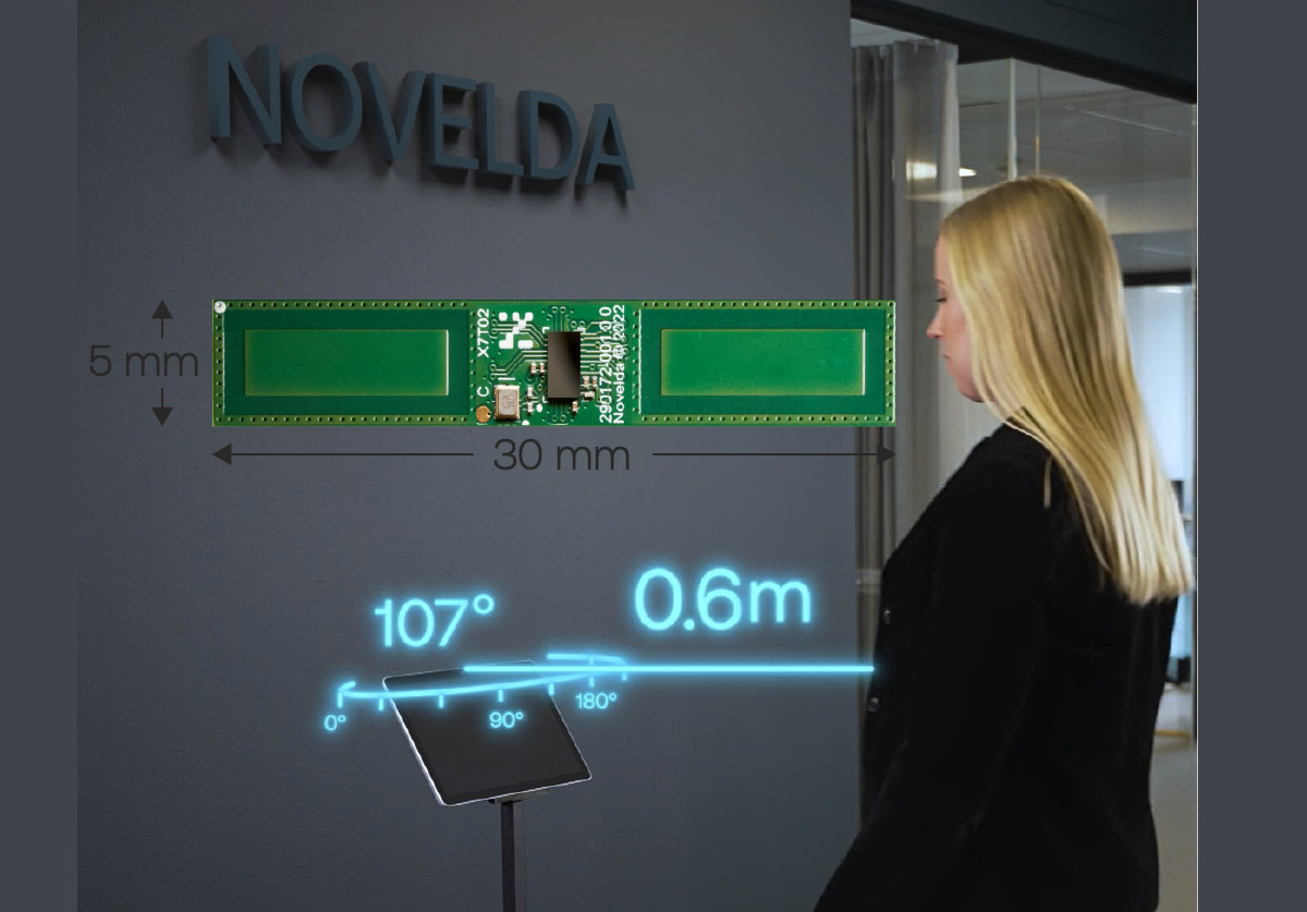 NOVELDA UWB presence sensor