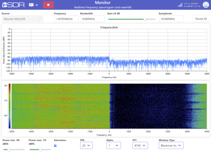 WSDR Spectogram