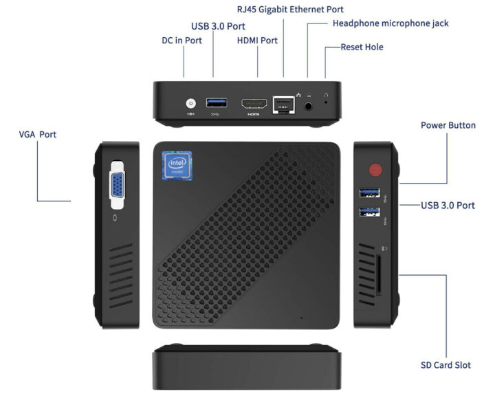 inexpensive Intel Celeron N3350 mini PC