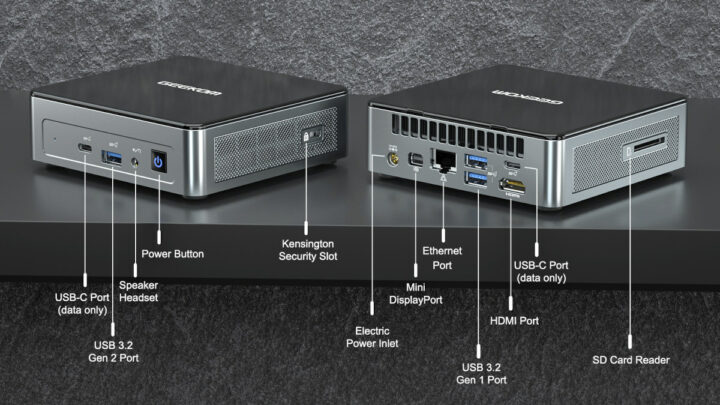 GEEKOM Mini Air11 N5105 interfaces