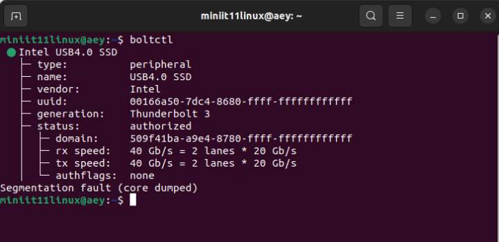 GEEKOM Mini IT11 USB C Thunderbolt