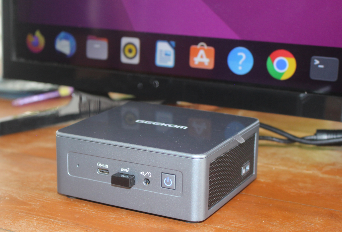 GEEKOM AS 6 mini PC review - Part 3: Ubuntu 22.04 Linux - CNX Software