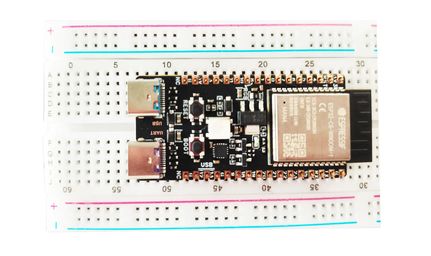 WeAct launches $6 ESP32-C6 development board, ESP-IDF 5.1 framework  released - CNX Software