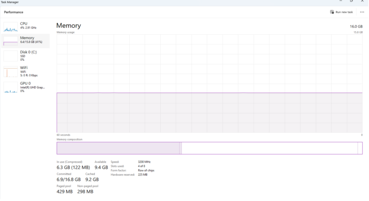 Blackview MP80 RAM Speed