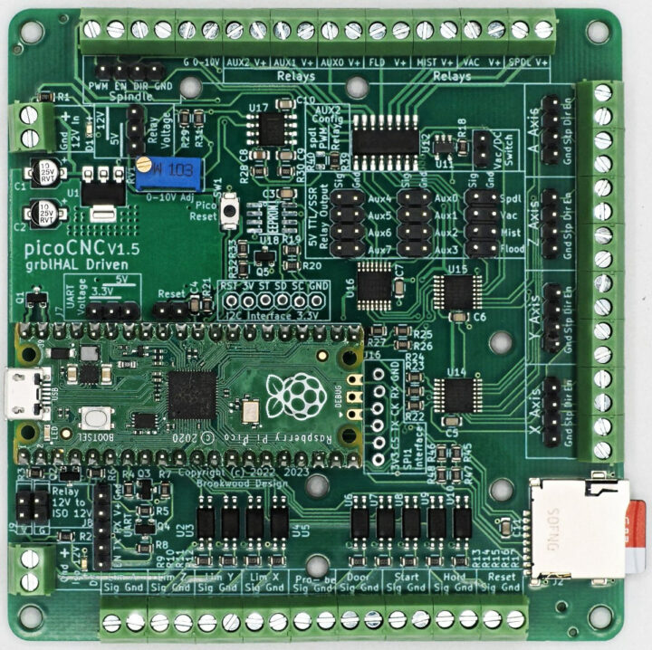 CNC controller board Raspberry Pi Pico