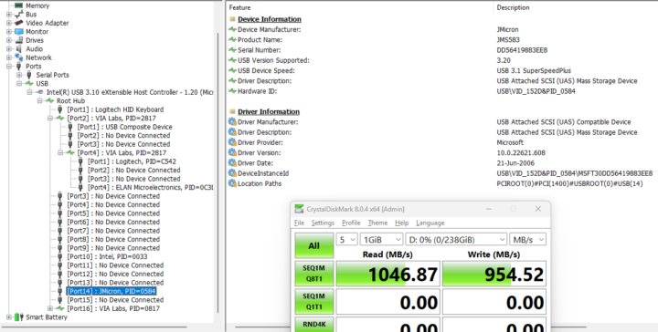 Khadas Mind USB 3.2 10Gbps speed