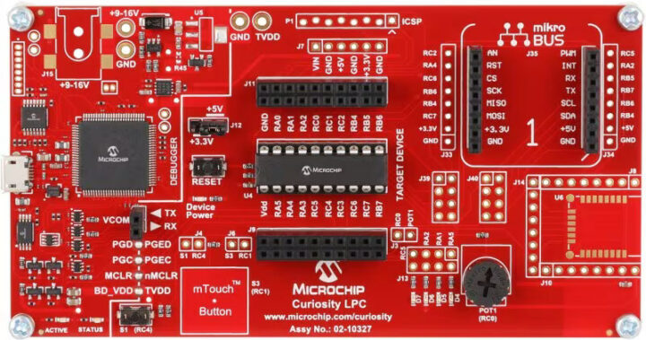 Microchip Curiosity development board