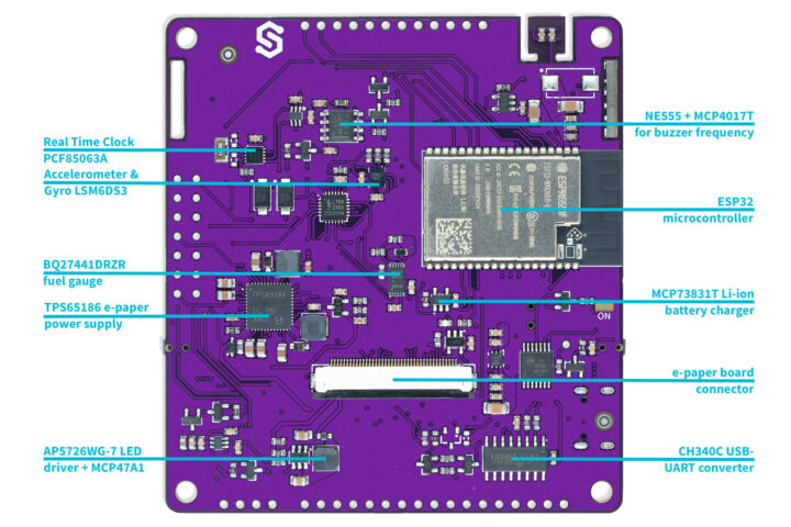 ESP32-WROVER-E ePaper Display board