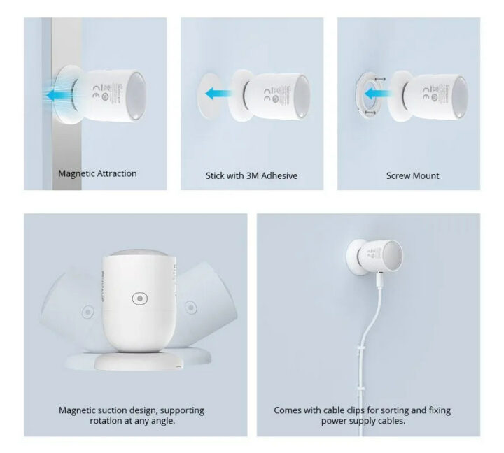 SONOFF SNZB-06B mounting options