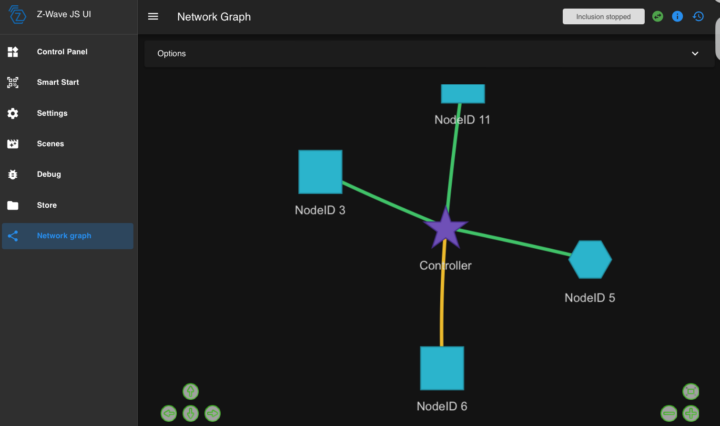 Z-Wave JS network graph/map