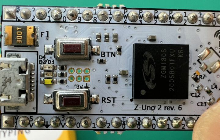 Z Wave.me Z-Uno2 board