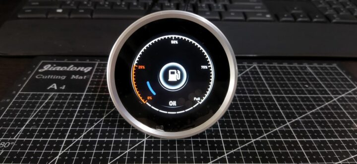 Matouch ESP32-S3 rotary display - fuel gauge