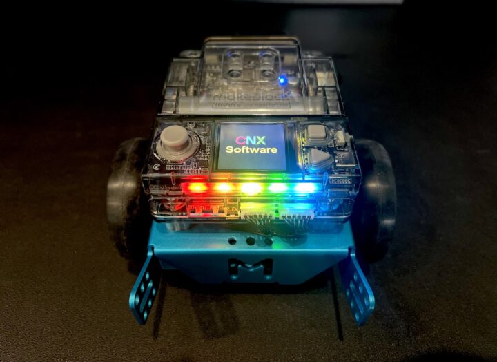 makeblock Mbot Neo review test RGB Light