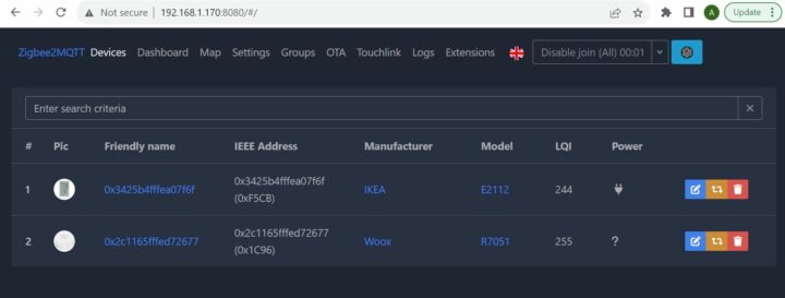 zigbee2mqtt rockchip px30k