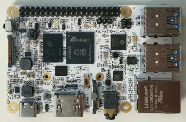 Amlogic A311D Raspberry Pi SBC