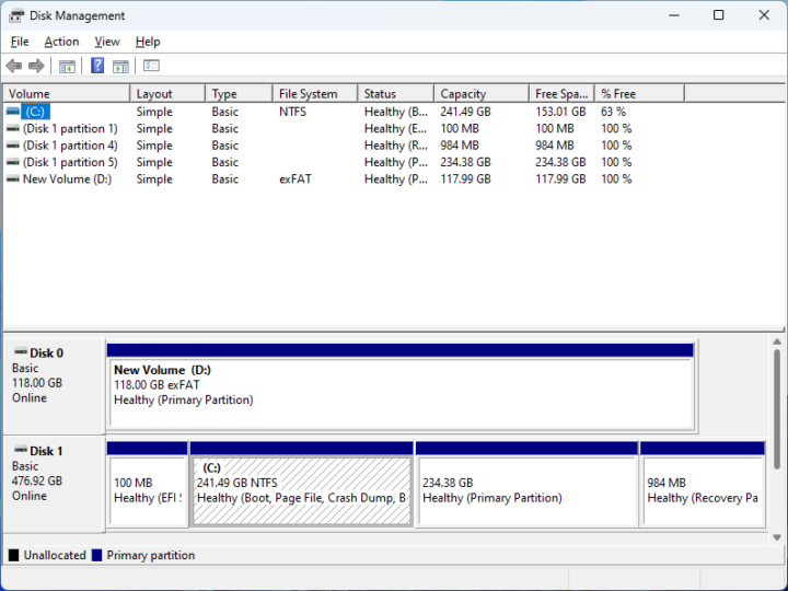 Disk Management Partition Dual Boot Windows Ubuntu