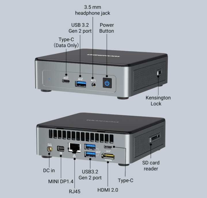 GEEKOM Mini Air12 specifications