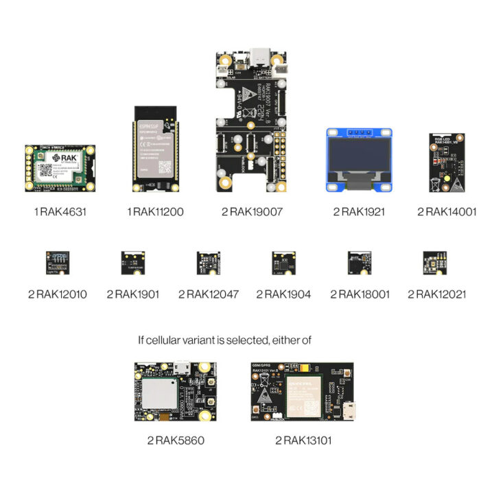 LoRaWAN and cellular IoT starter kit