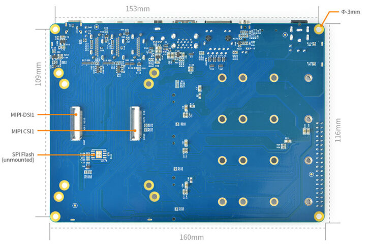 Rockchip RK3588 carrier board MIPI DSI connectors