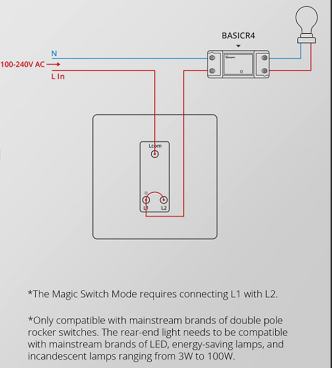 Magic Switch Mode Wiring