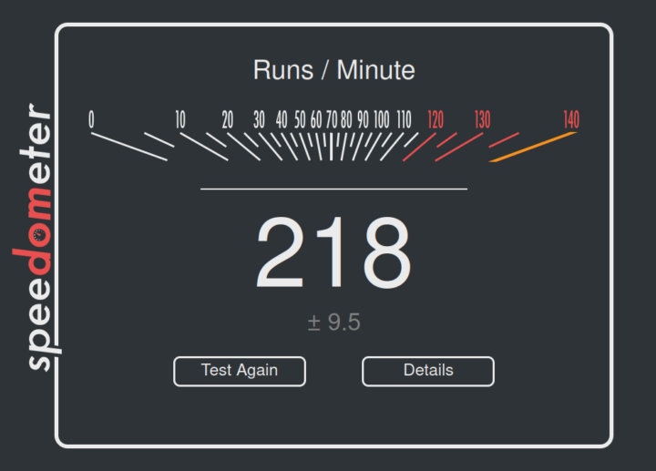 Speedometer firefox ubuntu GEEKOM A5