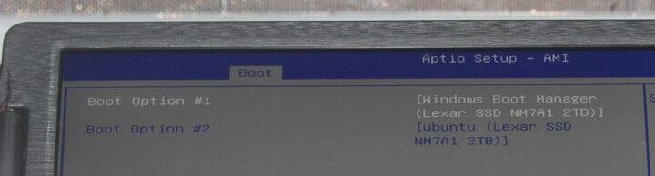 Windows Ubuntu Boot Priority
