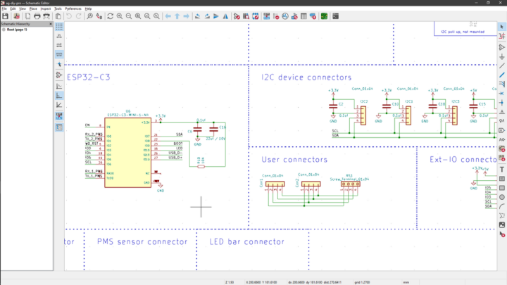 AirGradientONE : Schematic diagram