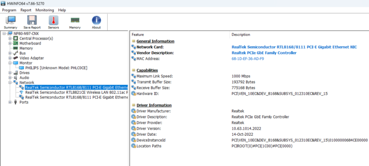 Blackview MP80 N97 RealTek RTL8168/RTL8111 Windows 11