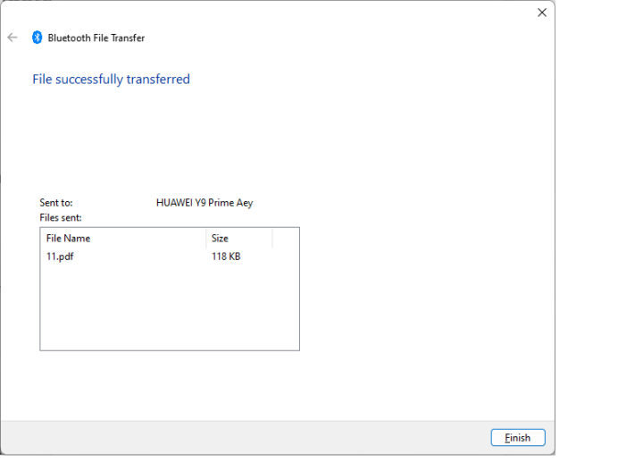 Bluetooth File Transfer