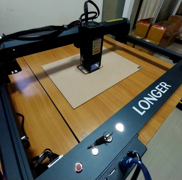 LONGER LASER B1 first test