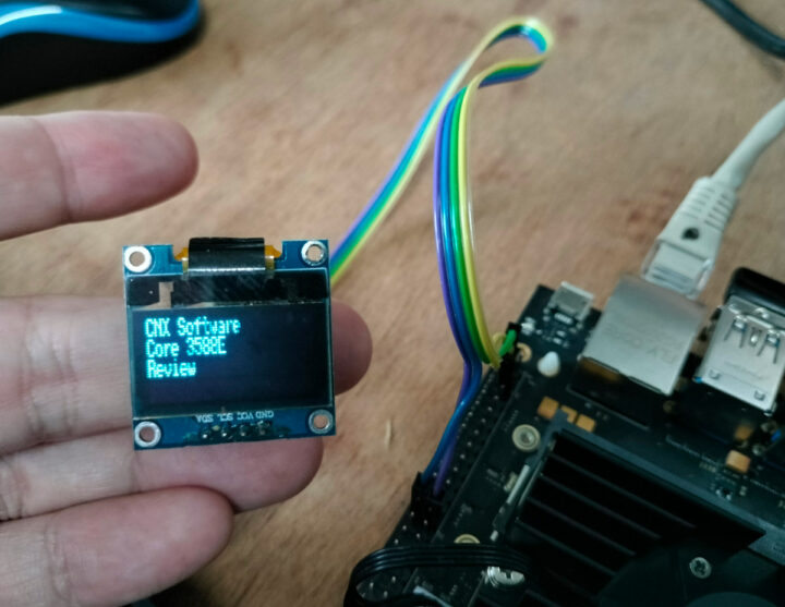 Mixtile Core 3588E OLED display I2C-0