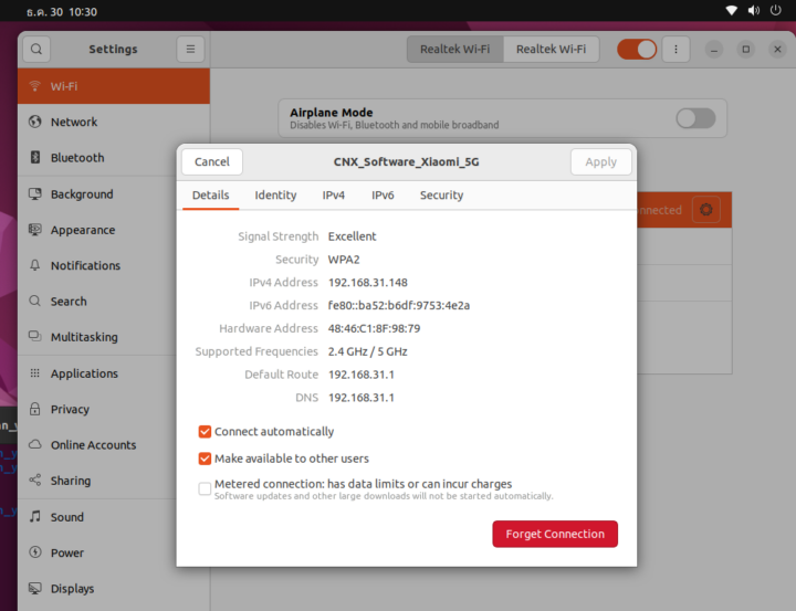Mixtile Core 3588E WiFi 6 Ubuntu 22.04