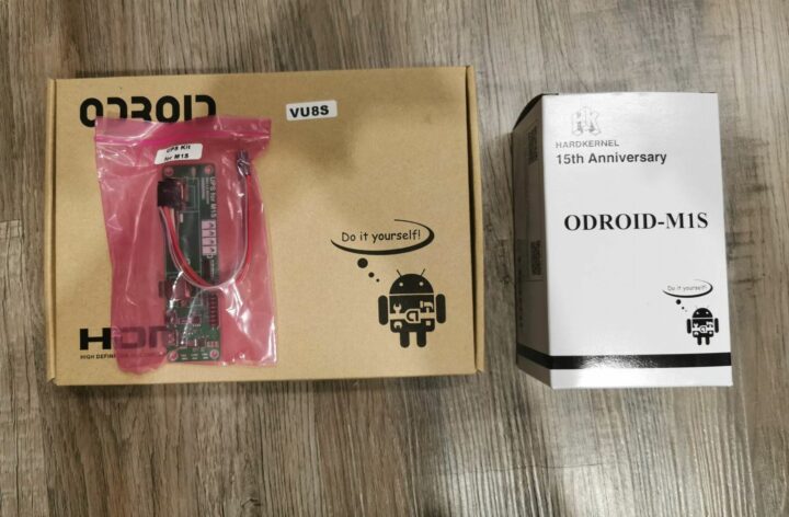 ODROID-M1S VU8S display unboxing