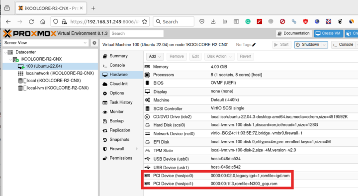 Proxmox Alder Lake-N GPU ROM files