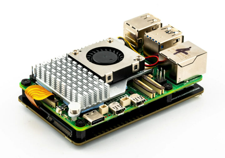 Raspberry Pi 5 bottom PCIe add-on board