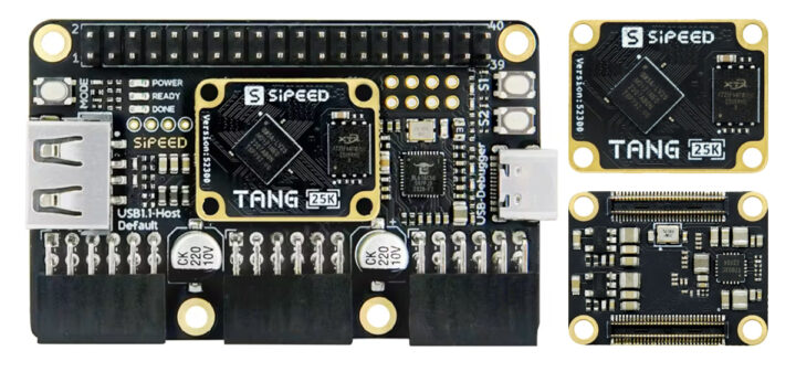 Shipped has recently introduced the Tang Prime 25K, an FPGA board powered by Gowin Semi GW5A-LV25MG121 chip. This board features 23,040 LUTs, USB Host capability, and an optional SDRAM module that unlocks vintage gaming.