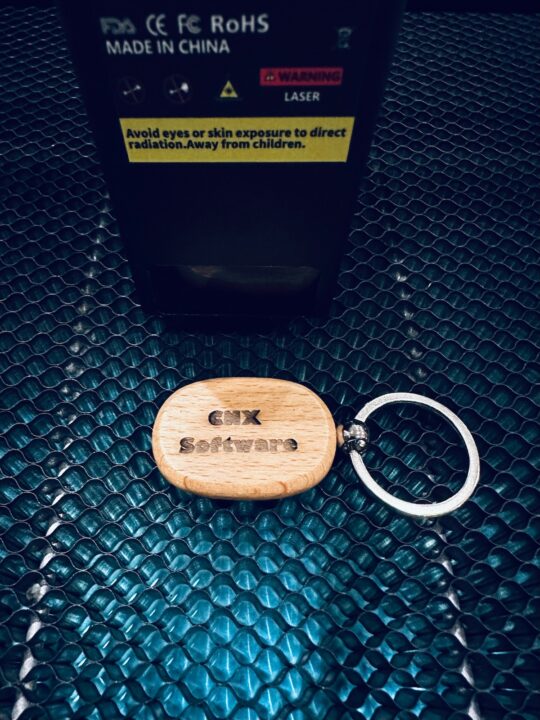 TTS-20 Pro engraving Wood KeyChain