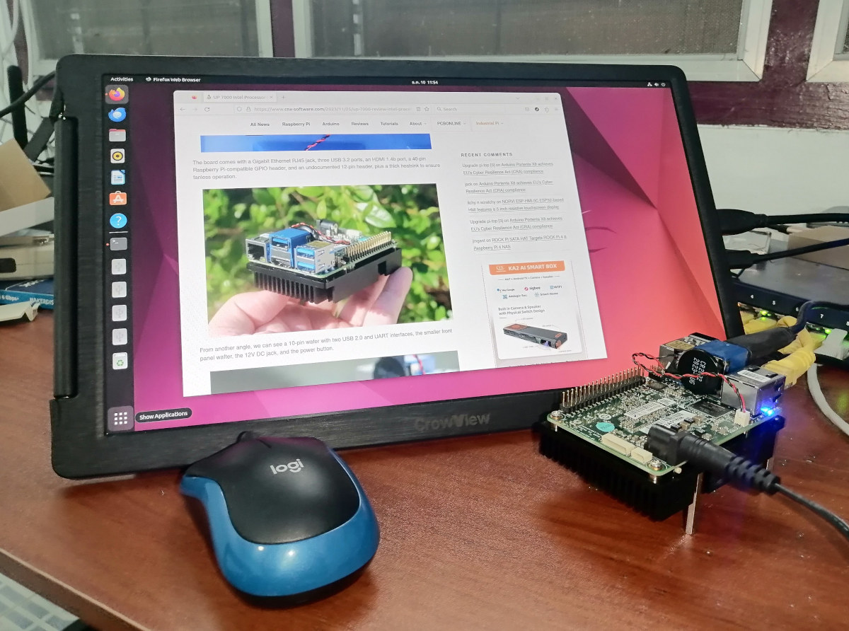 UP 7000 Ubuntu 22.04 review